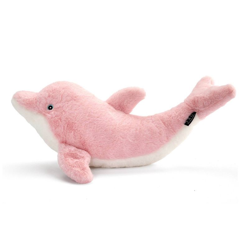 slide 5 of 6, FAO Schwarz 17" Pink Dolphin Toy Plush, 1 ct