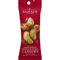 Sahale Snacks Pomegranate Vanilla Flavored Cashews Glazed Mix 1.5 oz