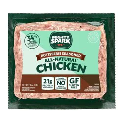 Mighty Spark Food Co. Mighty Spark Rotisserie Seasoned Ground Chicken - 16oz