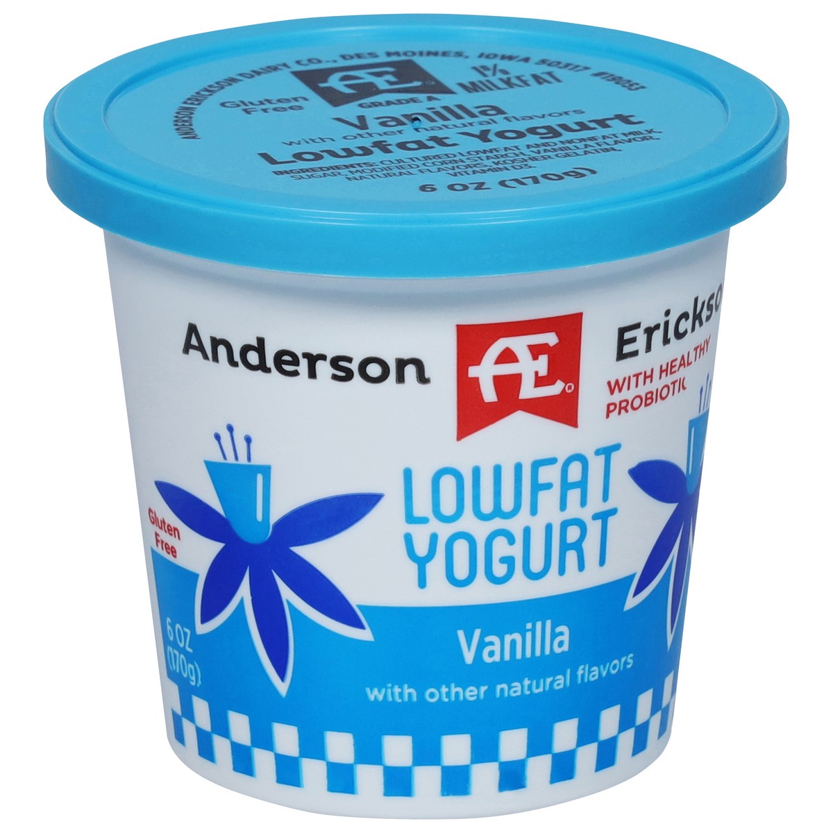 slide 2 of 11, Anderson Erickson Dairy Low Fat Vanilla Yogurt 6 oz, 6 oz