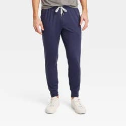 Men's Soft Stretch Jogger Pants - All In Motion™ Navy Blue M: Moisture Wicking, Quick Dry, UPF 50+