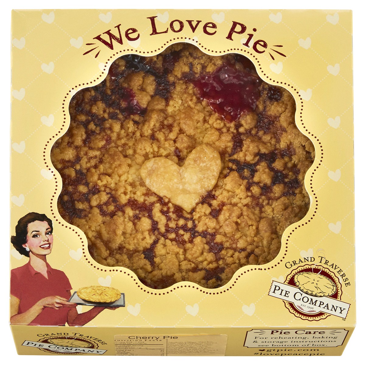 slide 1 of 1, Grand Traverse Pie Company Cherry Pie, 9", 40.1 oz