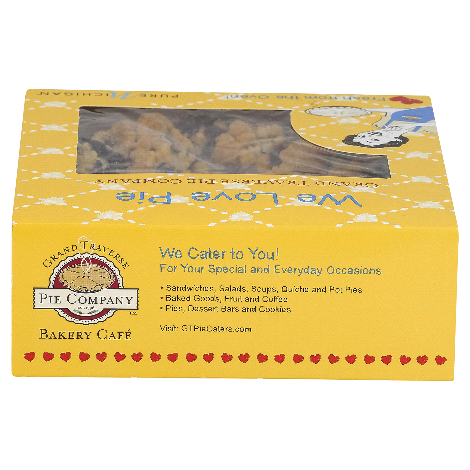 slide 4 of 4, Grand Traverse Pie Company Blueberry Pie, 6", 15.05 oz