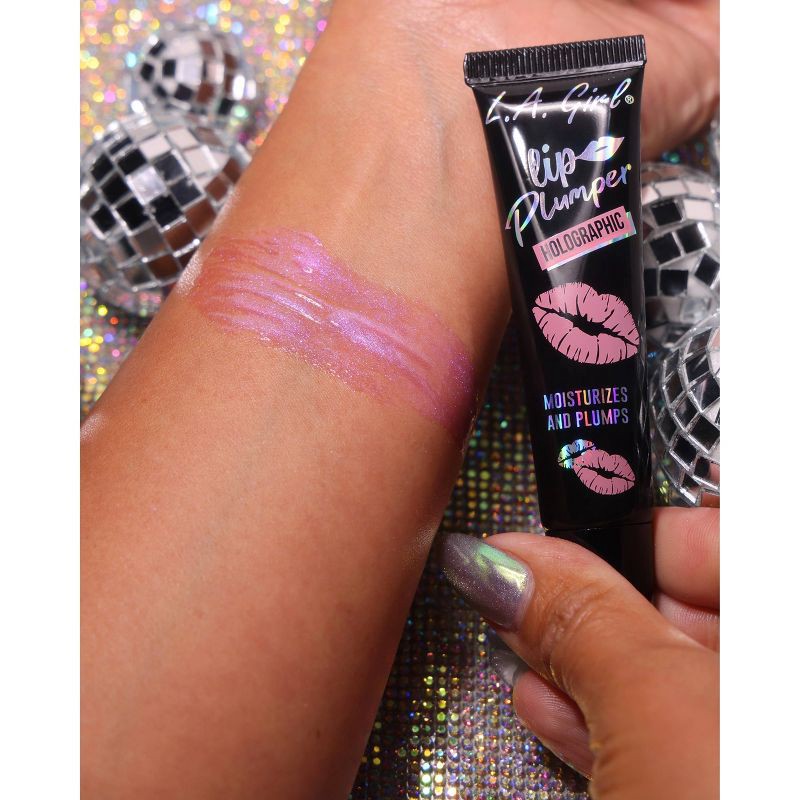 slide 5 of 7, L.A. Girl Lip Plumper - Holographic - 0.44 fl oz, 0.44 fl oz