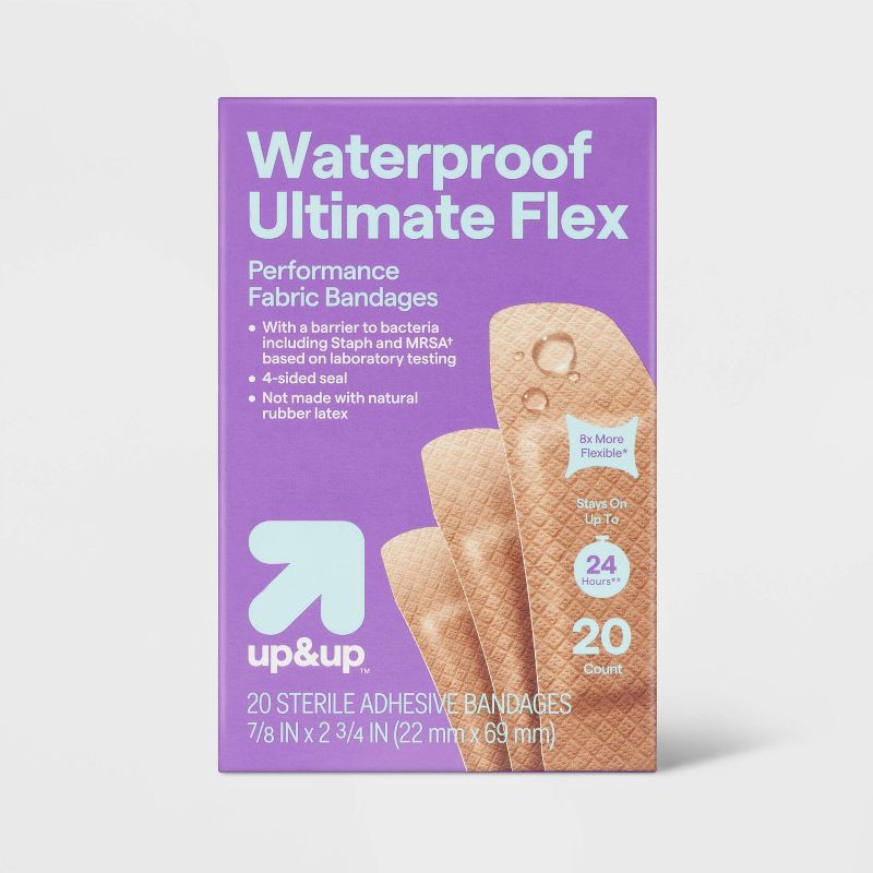 slide 1 of 3, Waterproof Ultimate Flex Bandages - 20ct - up&up™, 20 ct