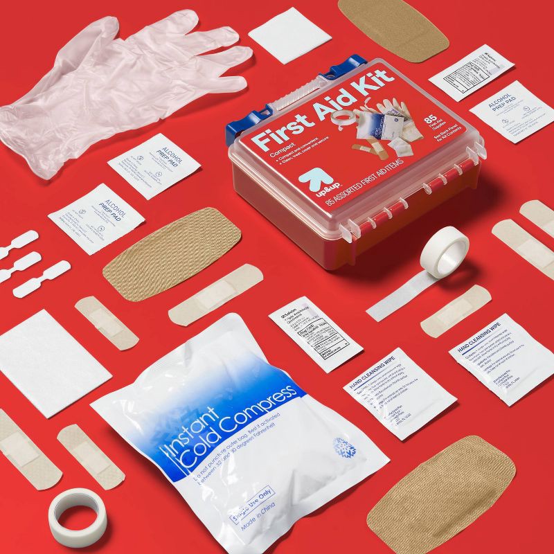 slide 2 of 3, First Aid Kit 85pc - up&up™, 85 ct