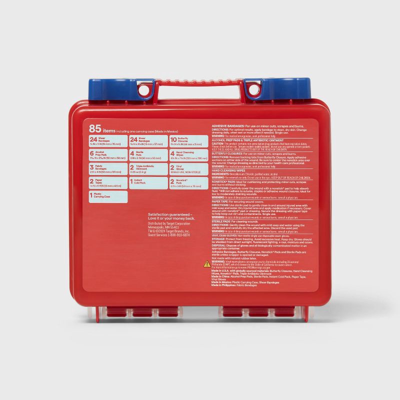 slide 3 of 3, First Aid Kit 85pc - up&up™, 85 ct