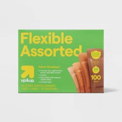 Assorted Skin Tone Flexible Bandages - 100ct - up&up™