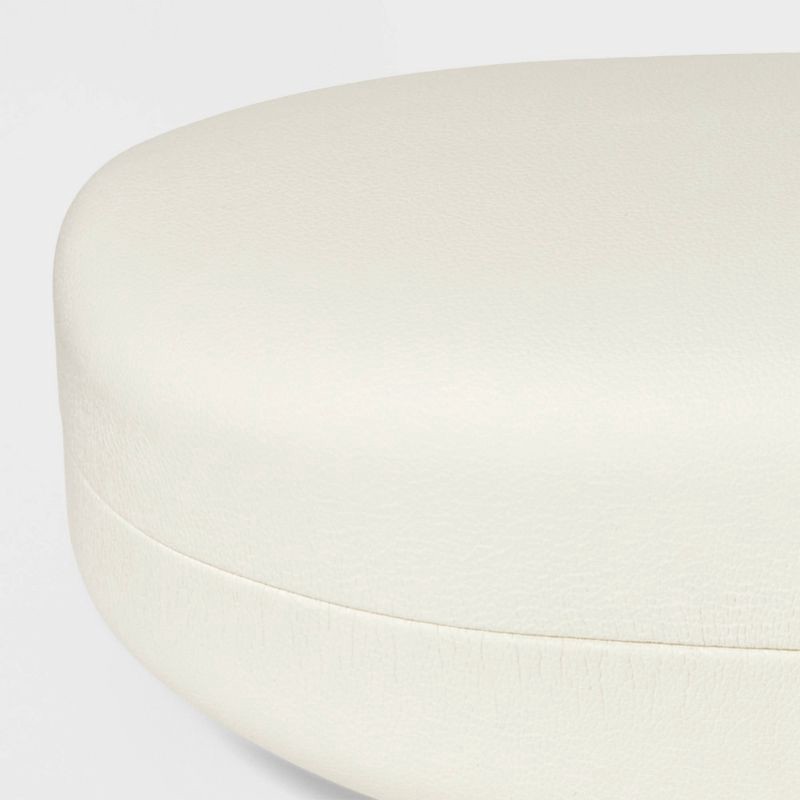 slide 4 of 4, Clam Shell Glasses Case - A New Day™ White: Solid Eyewear Accessory, 1 ct