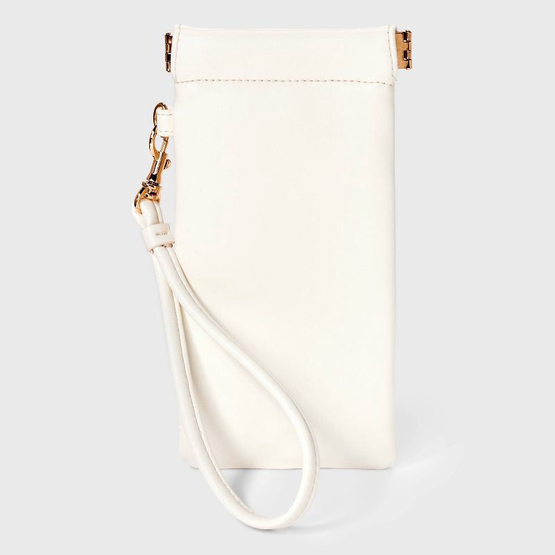 slide 1 of 4, Facile Frame Glasses Case - A New Day™ White: Eyewear Accessory, 1 ct