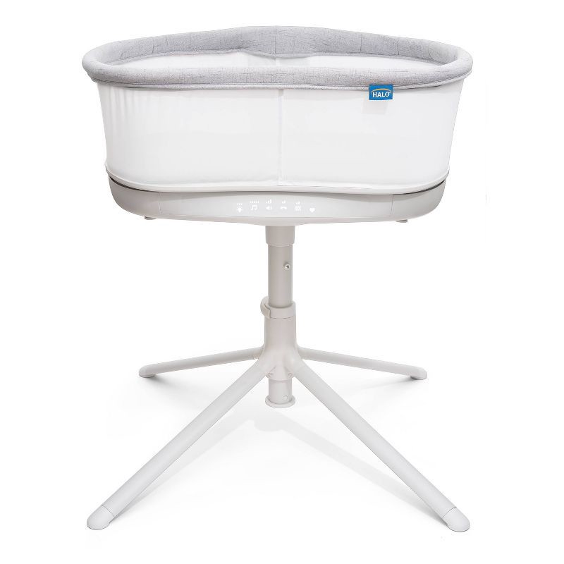 slide 1 of 11, HALO Innovations HALO BassiNest Connected Swivel Sleeper 3.0 Smart Baby Bassinet - Gray, 1 ct