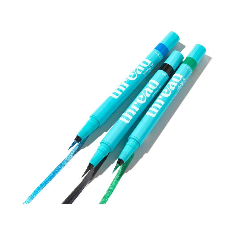 slide 6 of 6, Thread Wing It Precision Liquid Liner - Cosmic Blues - 0.03oz, 0.03 oz