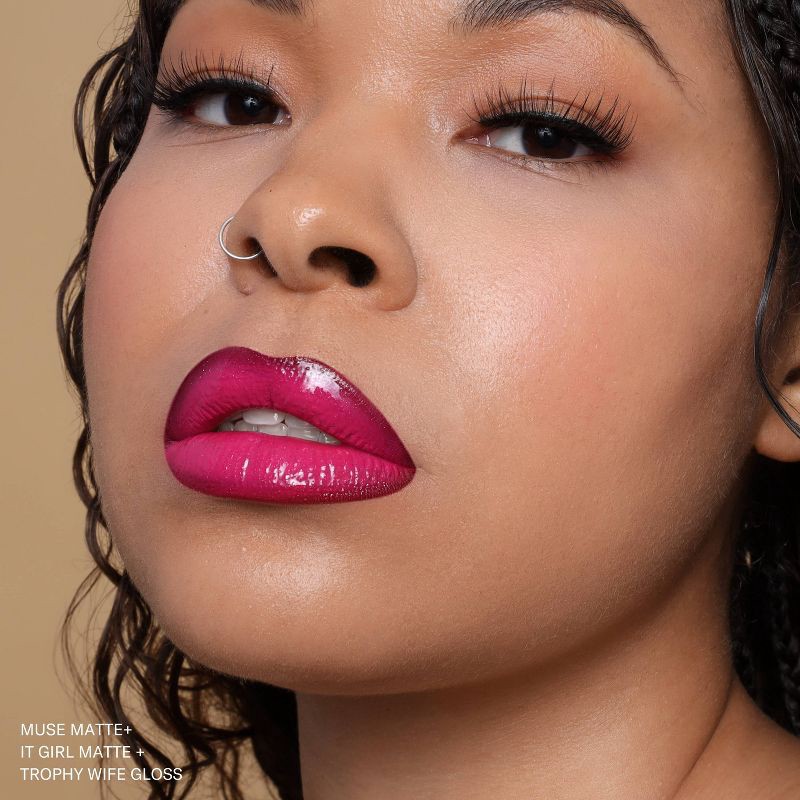 slide 6 of 8, The Lip Bar Vegan Matte Liquid Lipstick - Muse - 0.24 fl oz, 0.24 fl oz