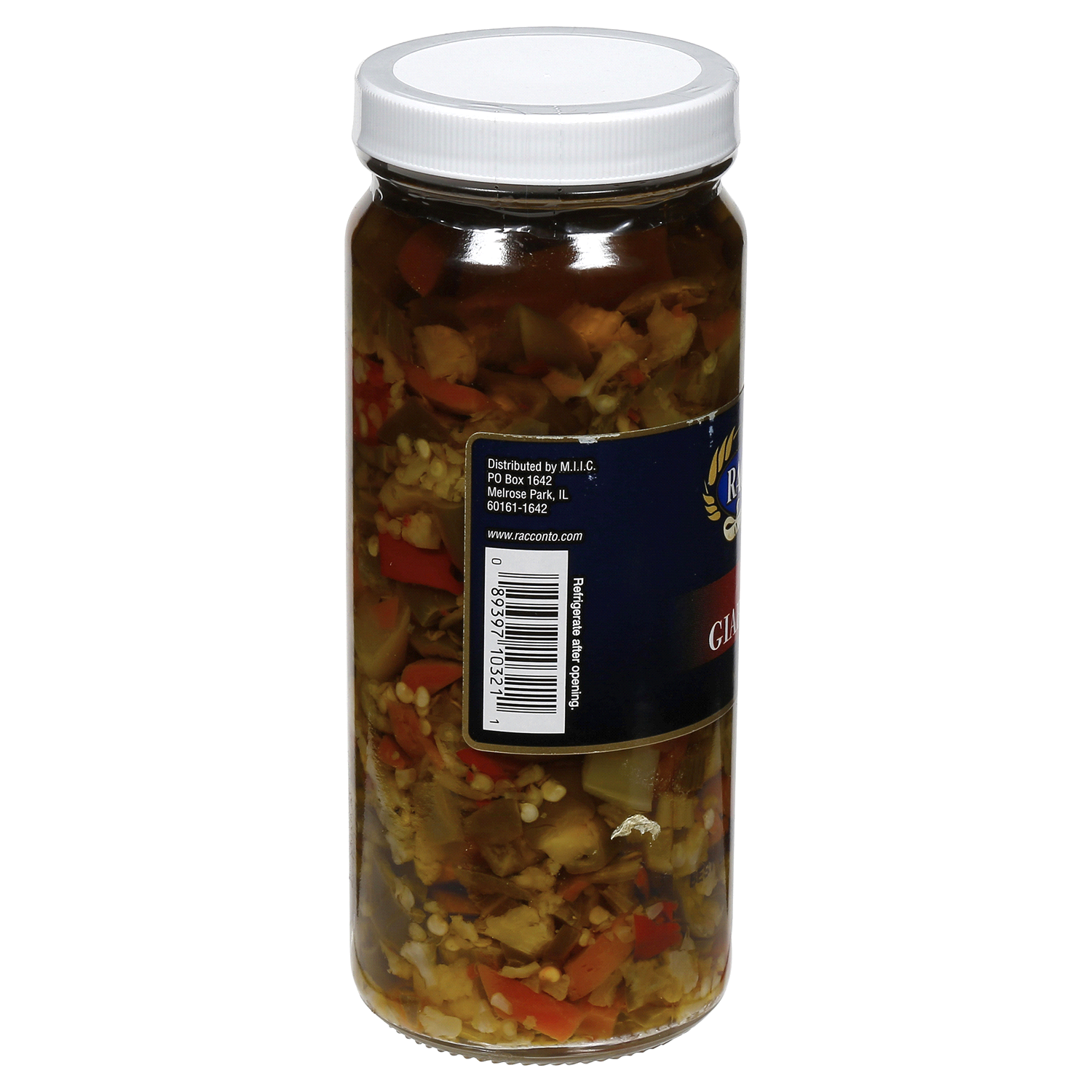 slide 2 of 3, Racconto Hot Giardiniera, 16 oz