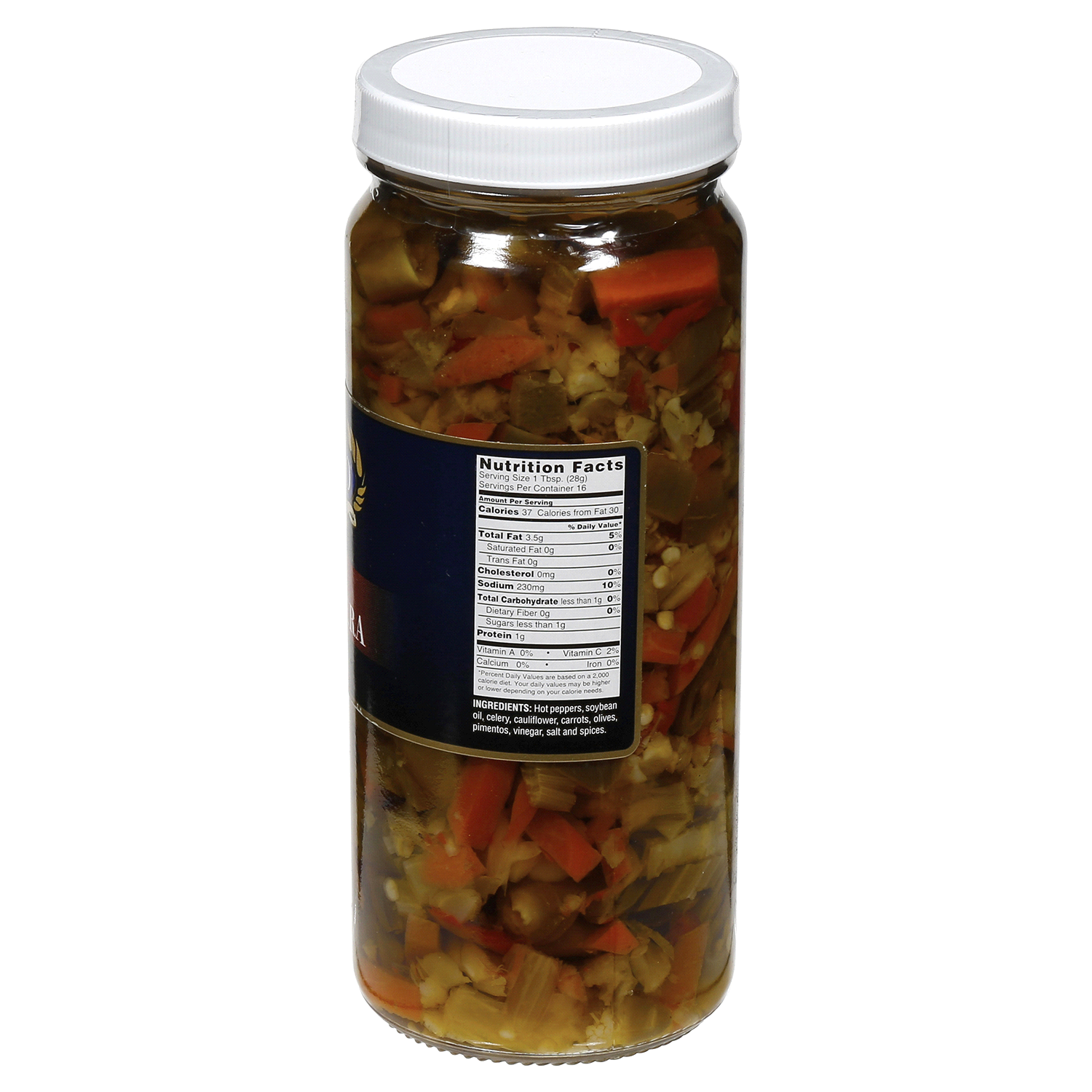 slide 3 of 3, Racconto Hot Giardiniera, 16 oz