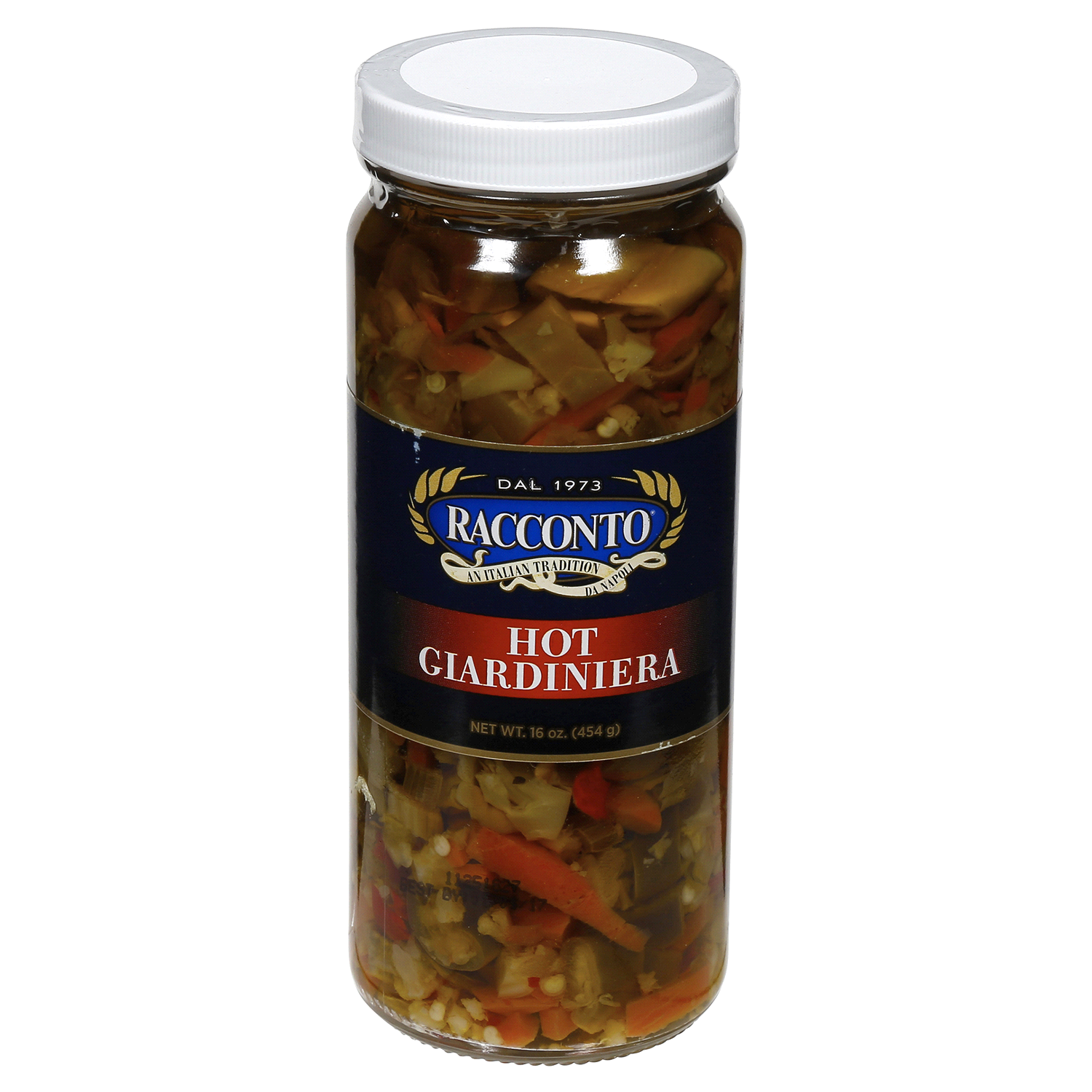 slide 1 of 3, Racconto Hot Giardiniera, 16 oz