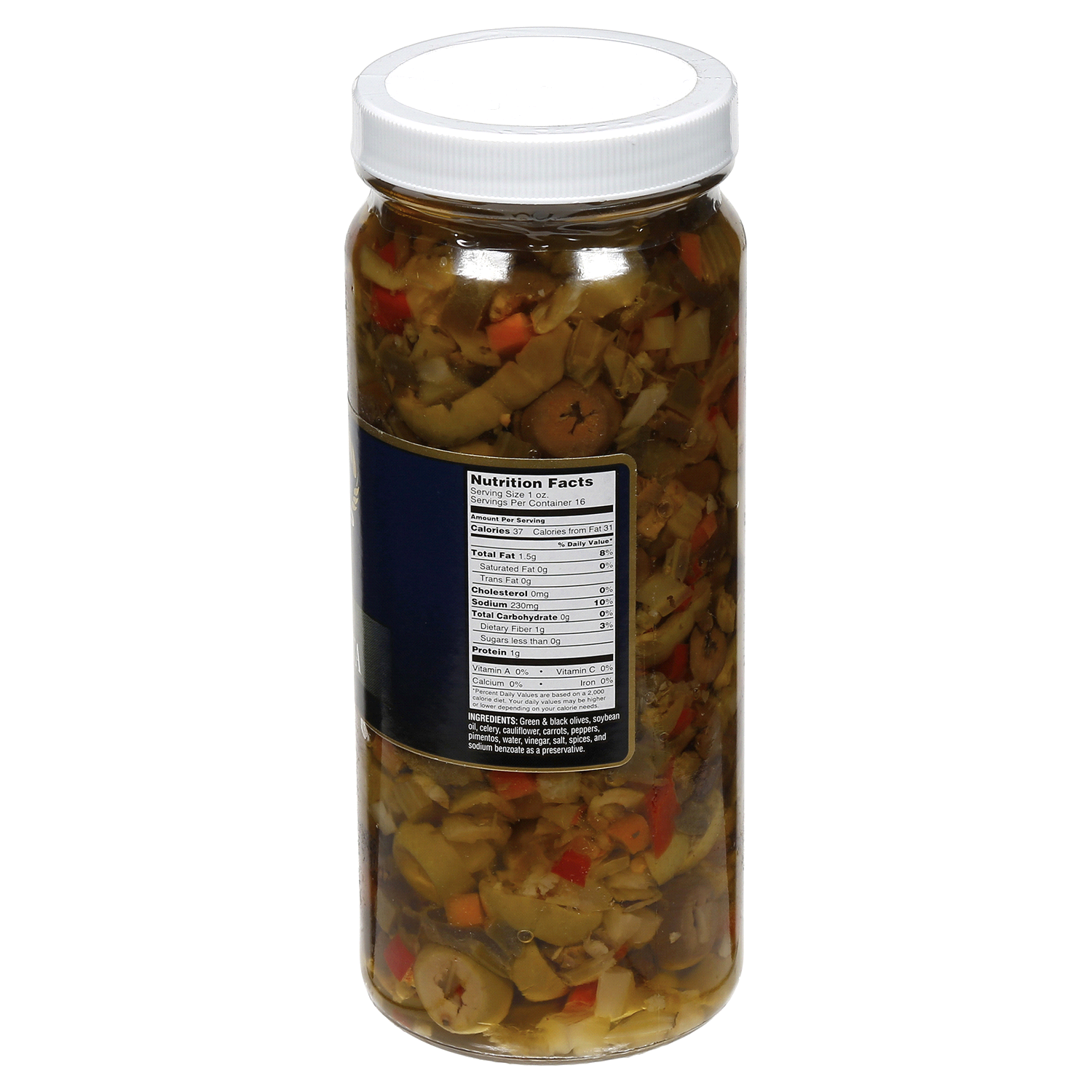 slide 3 of 3, Racconto Mild Muffuletta, 16 oz