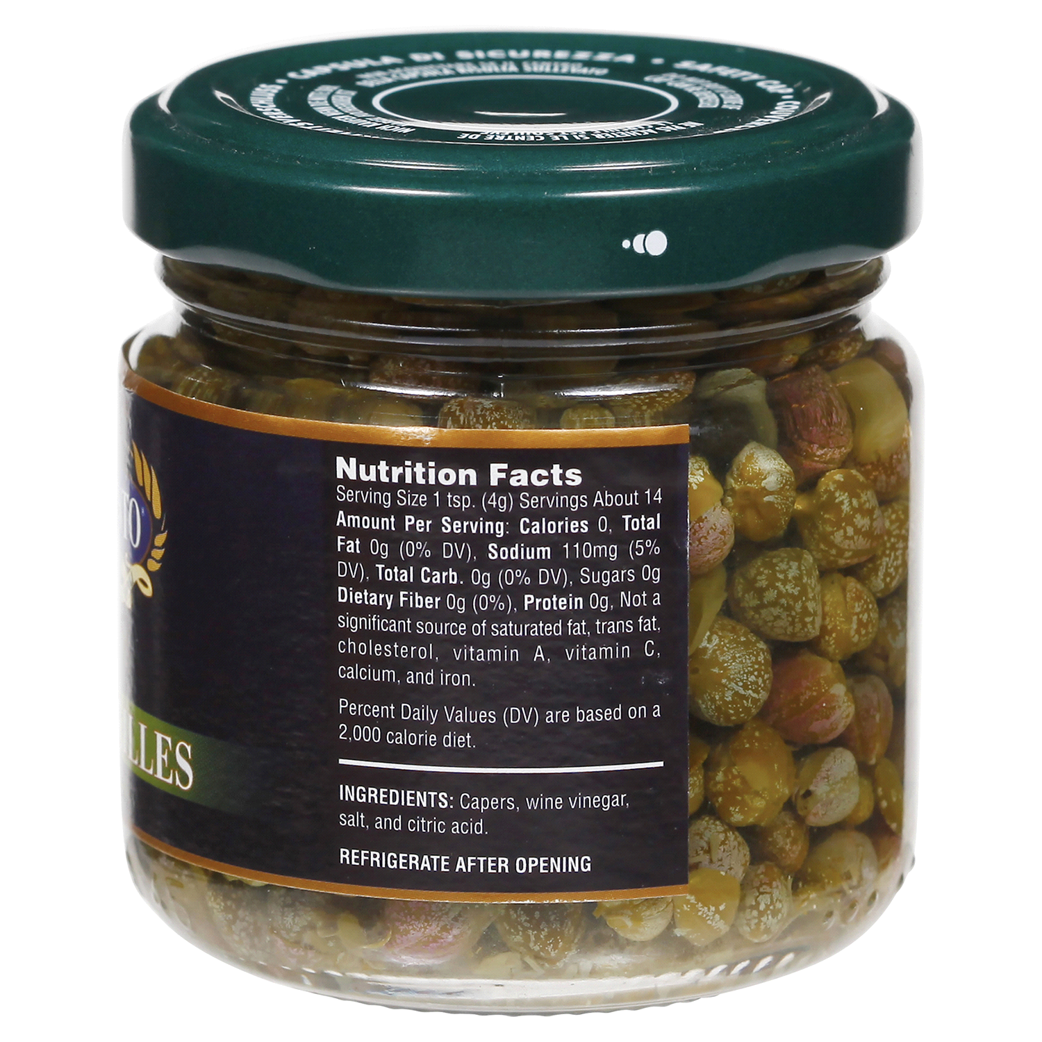 slide 3 of 3, Racconto Nonpareilles Capers, 3.53 oz