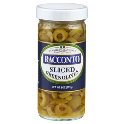 Racconto Sliced Green Olives