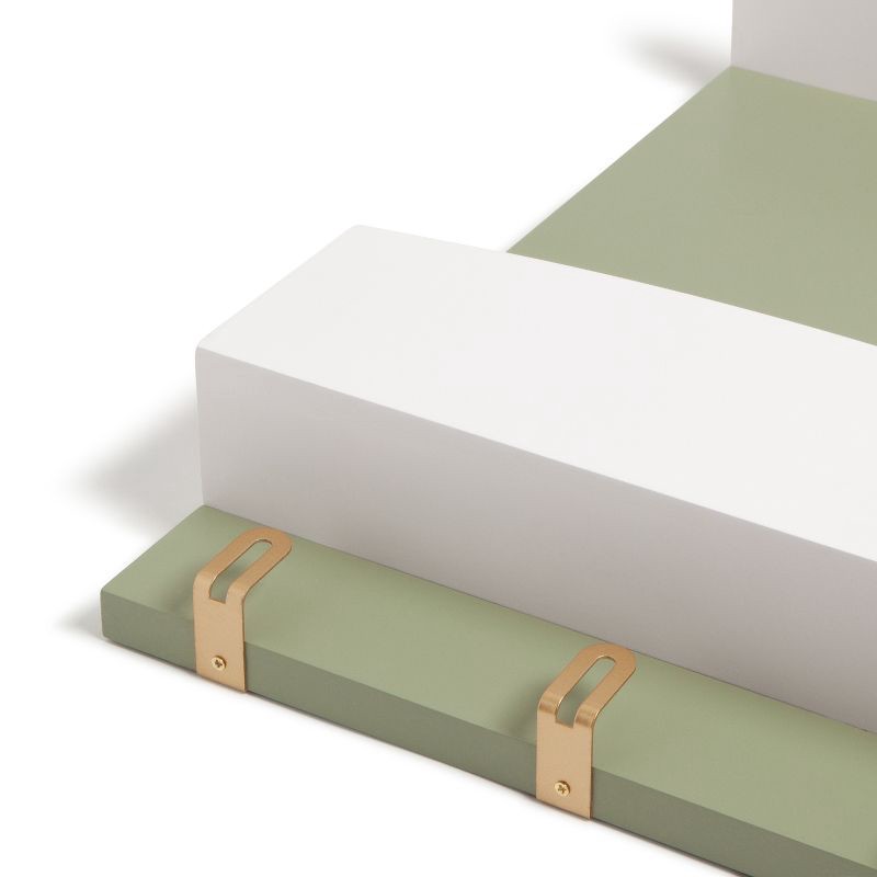 slide 5 of 8, U Brands 11"x17" Modern Wall Organizer Storage Board Forest Fog, 1 ct