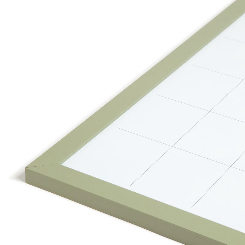 slide 5 of 8, U Brands 17"x22" Modern Wall Organizer Dry Erase Calendar Forest Fog: Magnetic Whiteboard Calendar for Wall with Mounting Hardware, 1 ct