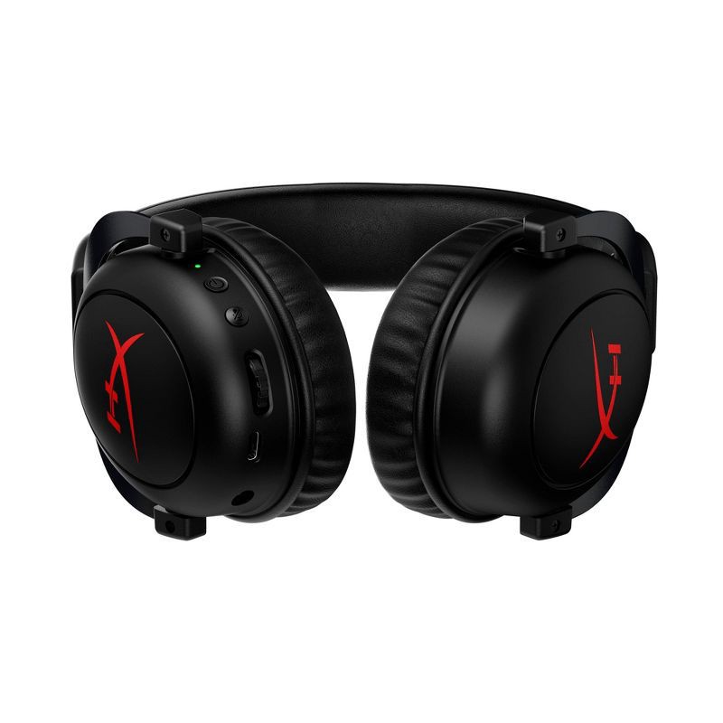 slide 5 of 9, HyperX Cloud II Core Wireless Gaming Headset: USB Connection, Leatherette Ear Cushion, 1 ct