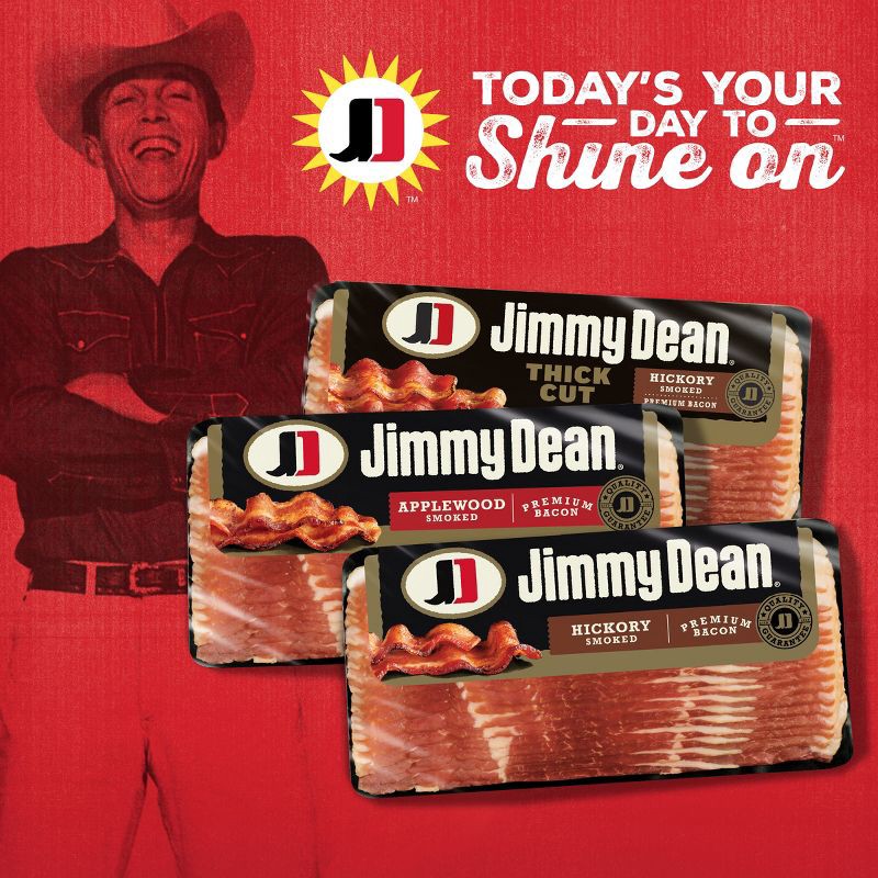 slide 8 of 9, Jimmy Dean Hickory Premium Smoked Bacon - 12oz, 12 oz
