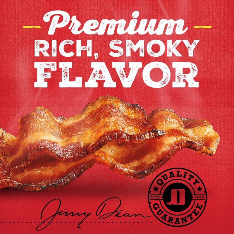 slide 2 of 9, Jimmy Dean Applewood Premium Smoked Bacon - 12oz, 12 oz