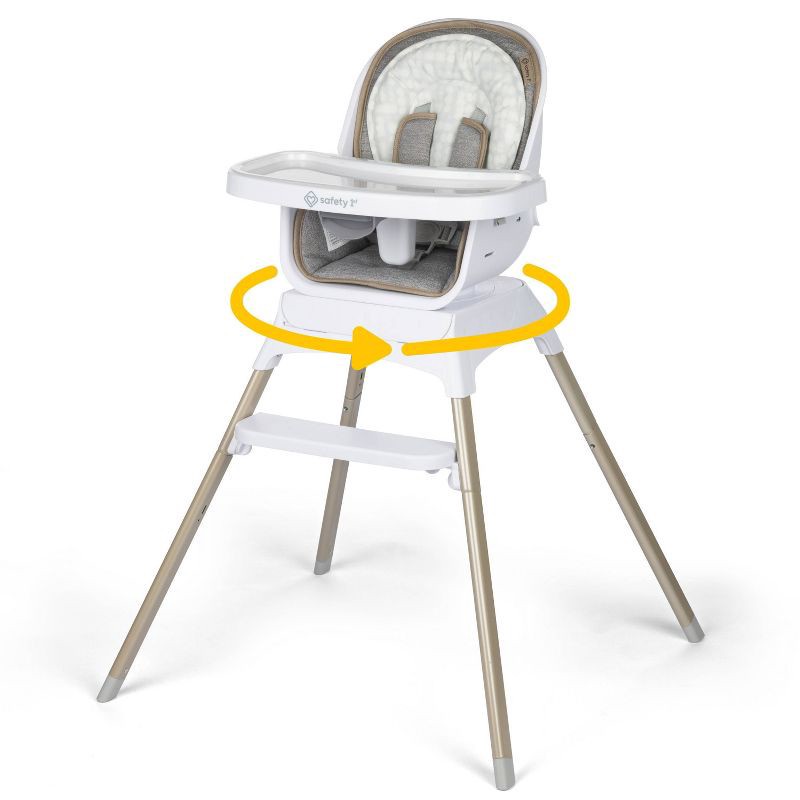 slide 1 of 17, Safety 1st Grow and Go Rotating High Chair - French Gray, 1 ct