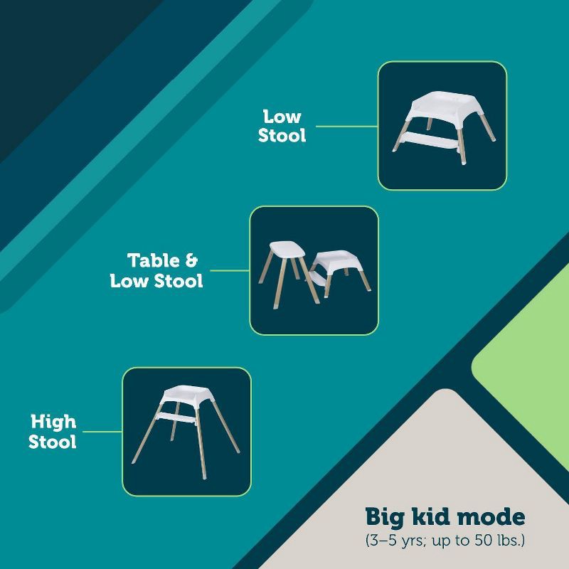 slide 7 of 17, Safety 1st Grow and Go Rotating High Chair - French Gray, 1 ct