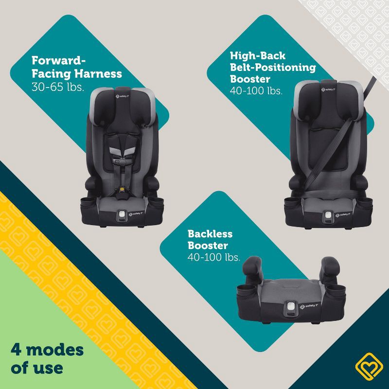 slide 3 of 20, Safety 1st Boost-and-Go Essential 3-in-1 Booster Car Seat - Labrador, 1 ct