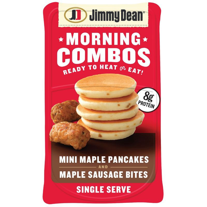 slide 1 of 6, Jimmy Dean Morning Combo Maple Pancake Sausage - 3.27oz, 3.27 oz