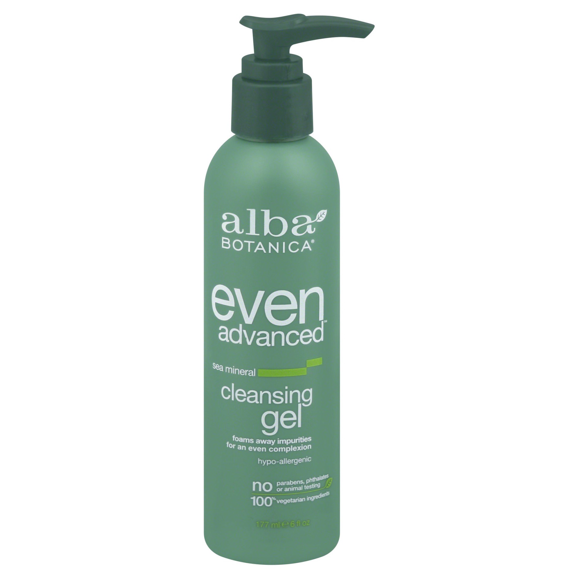 slide 1 of 7, Alba Botanica Swiss Alpine Complex Even & Bright Cleansing Gel 6 fl. oz. Pump, 6 fl oz