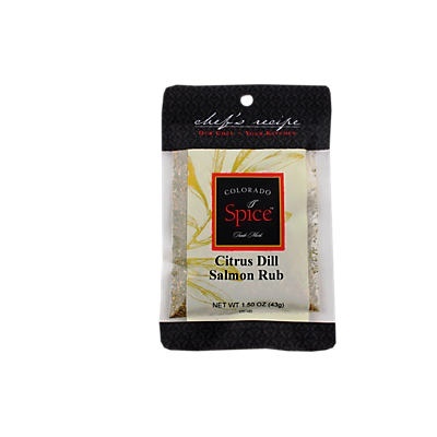 slide 1 of 1, Colorado Spice Chef's Recipe Citrus Dill Salmon Rub, 1.5 oz