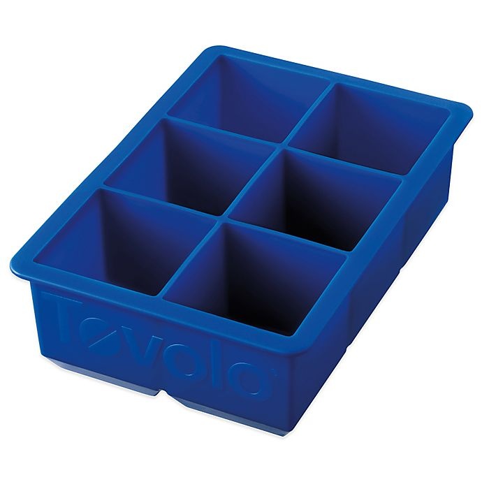 slide 1 of 1, Tovolo King Cube Silicone Ice Tray - Stratus Blue, 1 ct