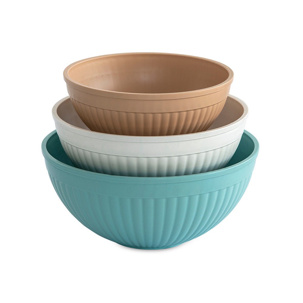 slide 5 of 5, Nordic Ware 3- Piece Prep & Serve Mixing Bowl Set, 3 ct