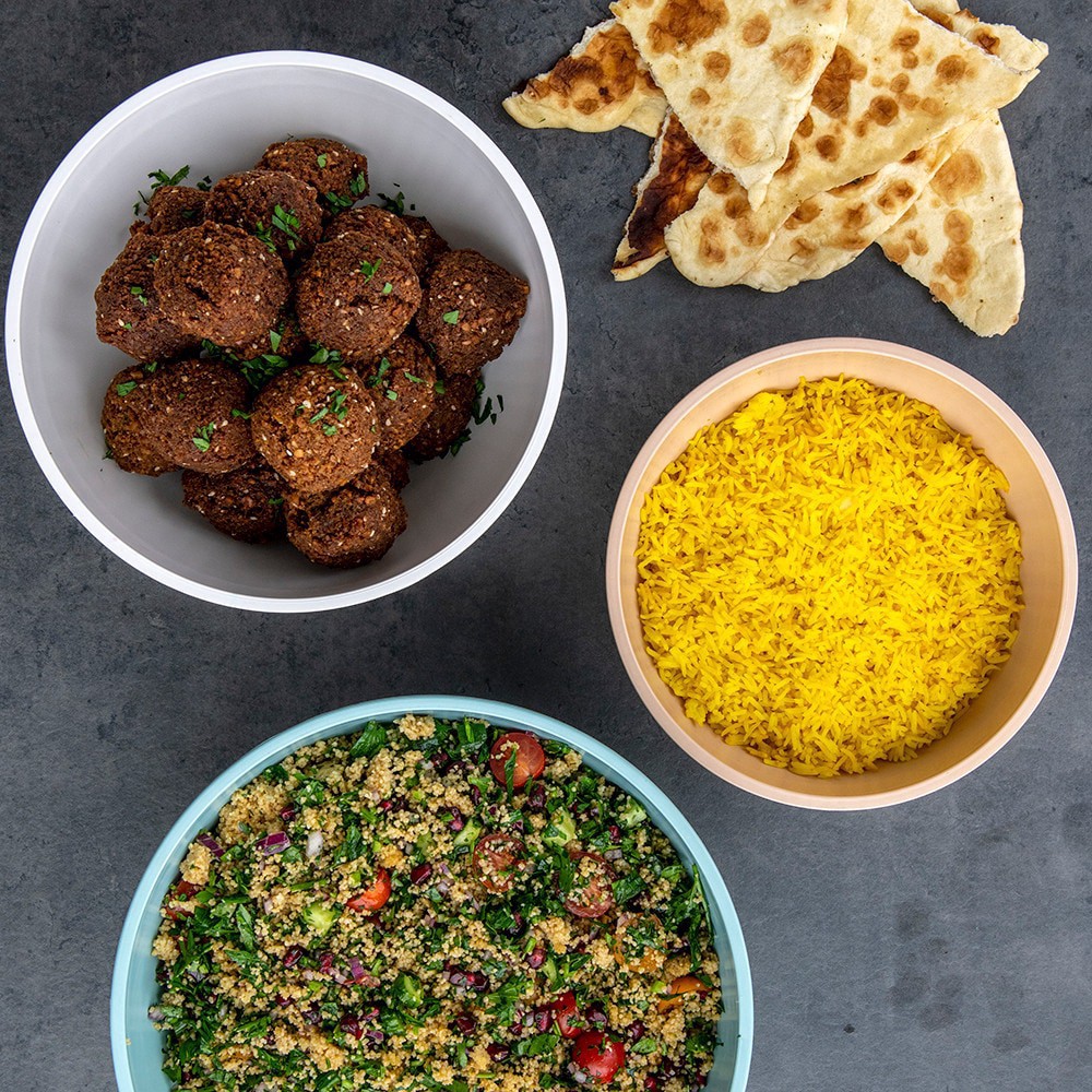 slide 3 of 5, Nordic Ware 3- Piece Prep & Serve Mixing Bowl Set, 3 ct