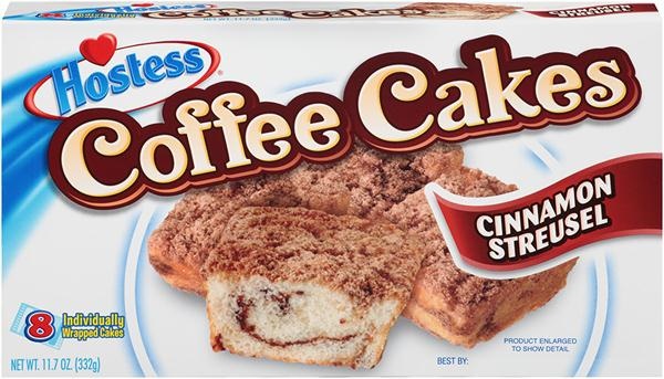 slide 1 of 1, Hostess Coffee Cakes Cinnamon Streusel, 8 ct