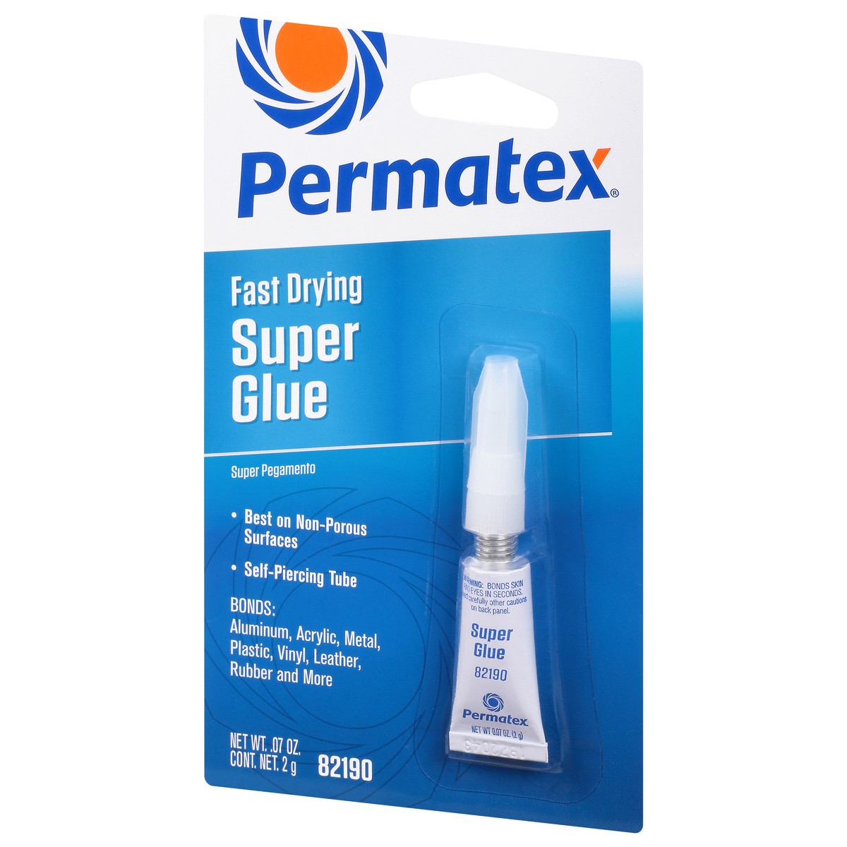 slide 5 of 9, Permatex Fast Drying Super Glue 0.07 oz, 0.07 oz