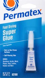 Permatex Fast Drying Super Glue 0.07 oz
