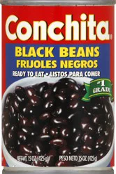 Conchita Black Beans Ready To Eat 15Oz