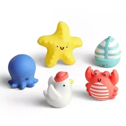 Itzy Ritzy Bitzy Nautical Finger Puppets Bath Toys