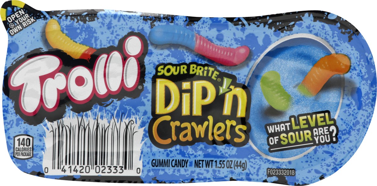 slide 3 of 13, Trolli Sour Brite Dip'n Crawlers 1.55 oz, 1.55 oz