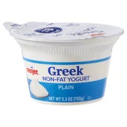 Meijer Greek Nonfat Yogurt Plain