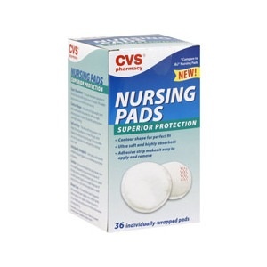 slide 1 of 1, CVS Pharmacy Nursing Pads, 36 ct