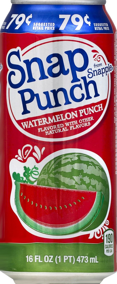 slide 1 of 4, Snapple Punch - 16 oz, 16 oz