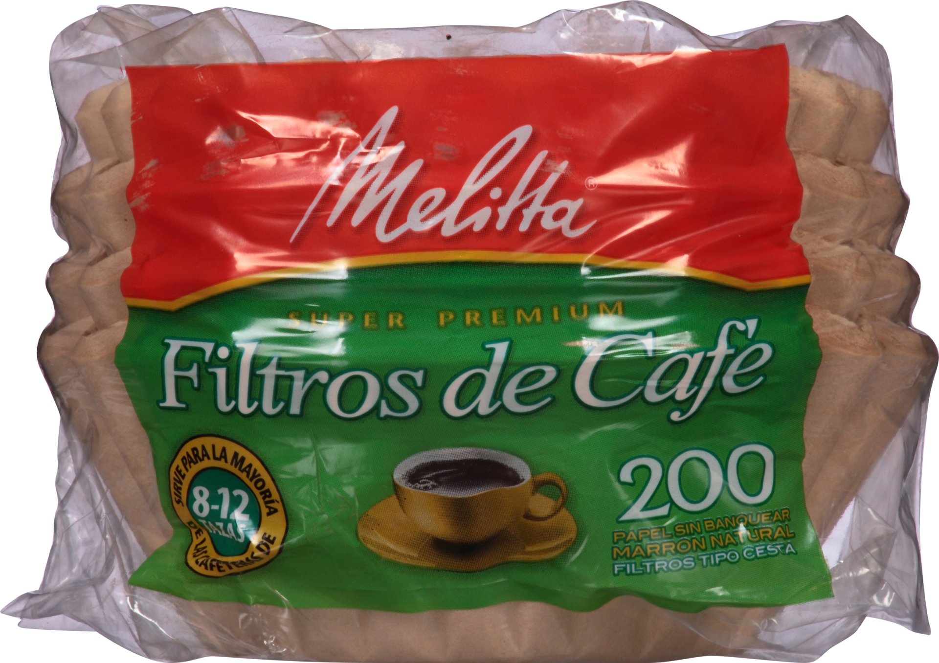 slide 4 of 4, Melitta Natural Brown Coffee Filters, 200 ct