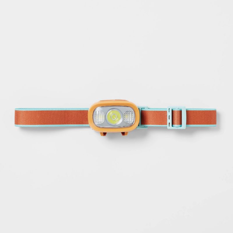 slide 1 of 3, LED Headlamp Orange - Embark™️, 1 ct