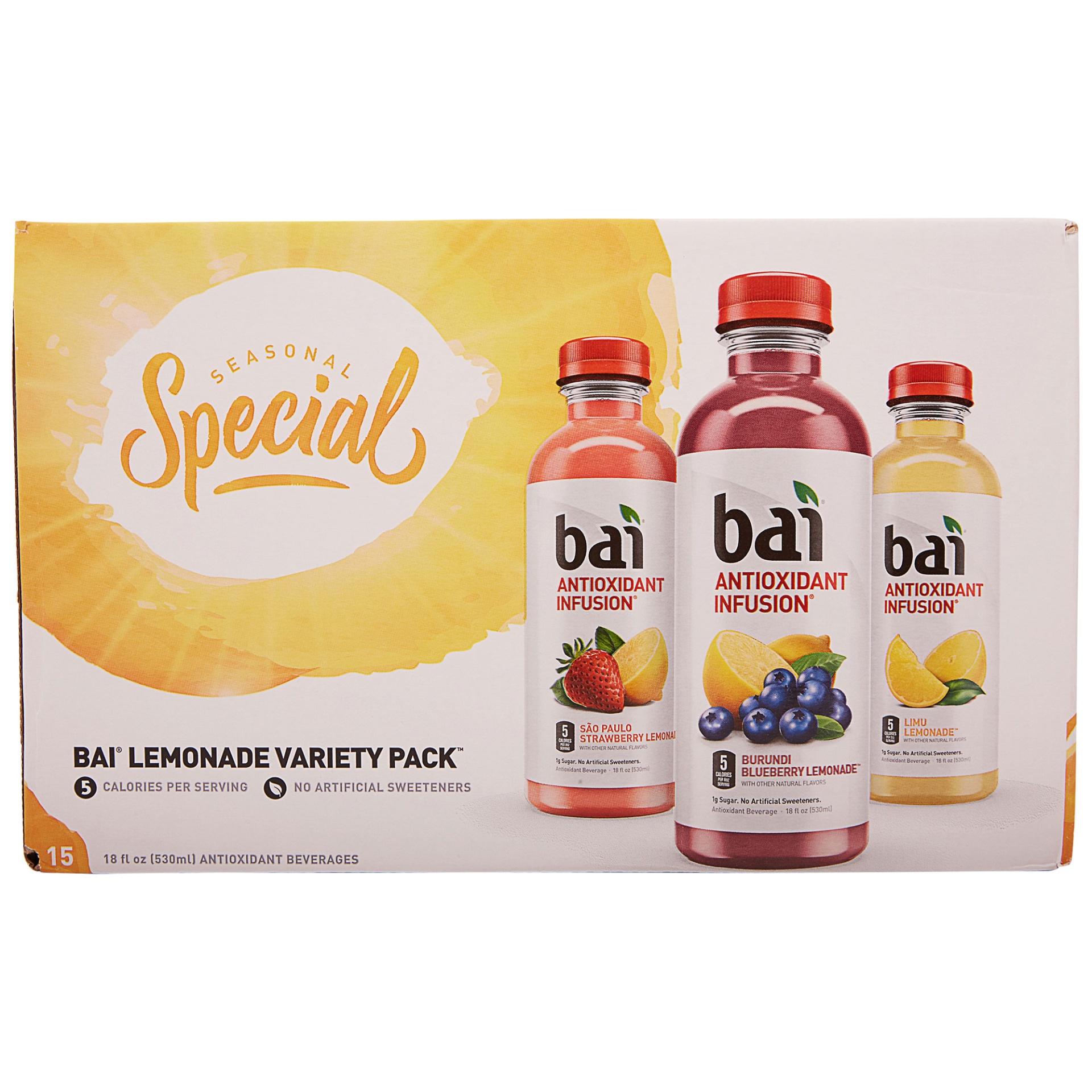 slide 1 of 1, Bai Lemonade Variety Pack, 