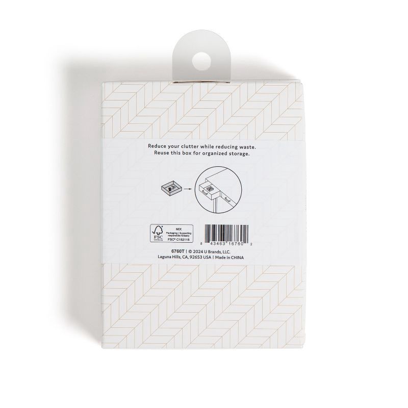 slide 7 of 10, U Brands 3ct Magnetic Bulldog Clips Gold, 3 ct